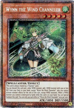 Wynn the Wind Channeler (Starlight Rare) (ROTD-EN086) - Rise of the Duelist 1st Edition