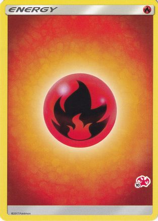 Fire Energy (#10 Charizard Stamped) - Battle Academy