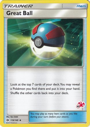 Great Ball - 119/149 (#43 Charizard Stamped) 119 - Battle Academy