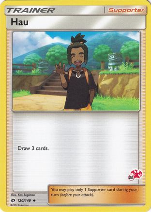 Hau - 120/149 (#28 Charizard Stamped) 120 - Battle Academy