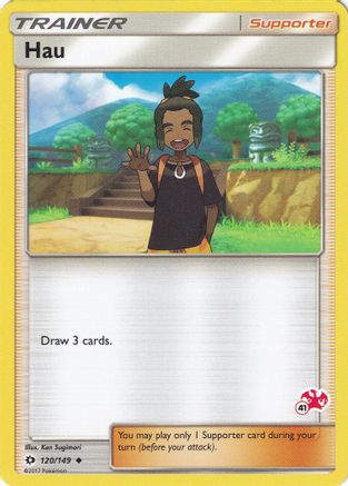 Hau - 120/149 (#41 Charizard Stamped) 120 - Battle Academy