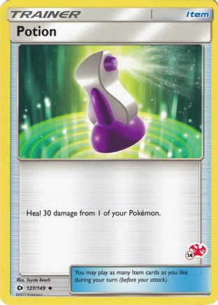 Potion - 127/149 (#14 Charizard Stamped) 127 - Battle Academy