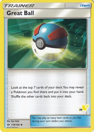 Great Ball - 119/149 (#29 Pikachu Stamped) 119 - Battle Academy