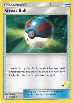 Great Ball - 119/149 (#57 Pikachu Stamped) 119 - Battle Academy