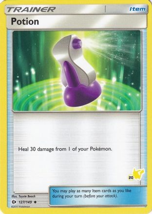 Potion - 127/149 (#20 Pikachu Stamped) 127 - Battle Academy