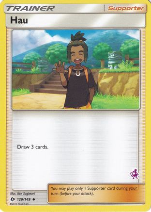 Hau - 120/149 (Mewtwo Stamped) 120 - Battle Academy