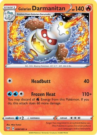 Galarian Darmanitan 28/189 - Darkness Ablaze