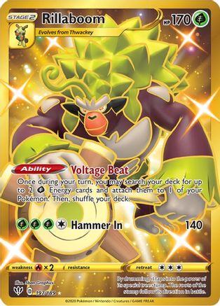 Rillaboom 197/189 - Darkness Ablaze Holofoil