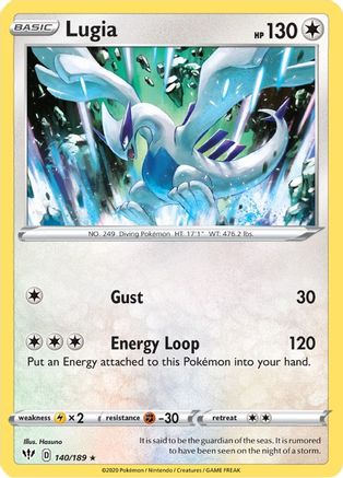 Lugia 140/189 - Darkness Ablaze