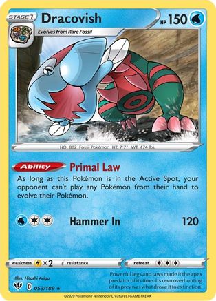 Dracovish 53/189 - Darkness Ablaze Holofoil