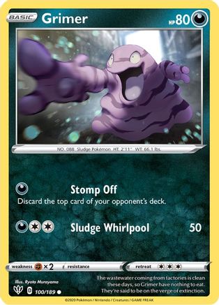 Grimer 100/189 - Darkness Ablaze