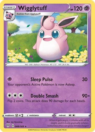 Wigglytuff 68/189 - SWSH03 Darkness Ablaze