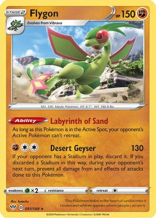 Flygon 91/189 - Darkness Ablaze