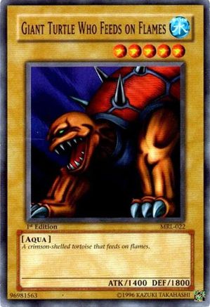 Giant Turtle Who Feeds on Flames (MRL-022) - Magic Ruler 1st Edition