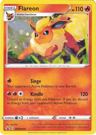 Flareon SWSH041/307 - SWSH Black Star Promos Holofoil