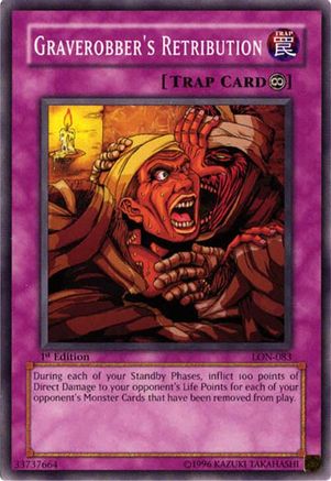 Graverobber's Retribution (LON-083) - Labyrinth of Nightmare 1st Edition