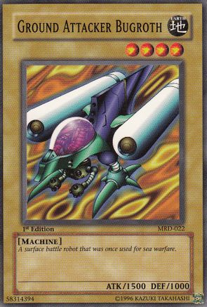 Ground Attacker Bugroth (MRD-022) - Metal Raiders 1st Edition