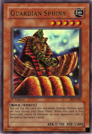 Guardian Sphinx (PGD-025) - Pharaonic Guardian 1st Edition