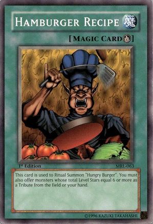 Hamburger Recipe (MRL-063) - Magic Ruler 1st Edition