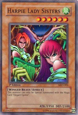 Harpie Lady Sisters (MRD-009) - Metal Raiders 1st Edition