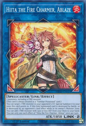 Hiita the Fire Charmer, Ablaze (MP20-EN024) - 2020 Tin of Lost Memories 1st Edition