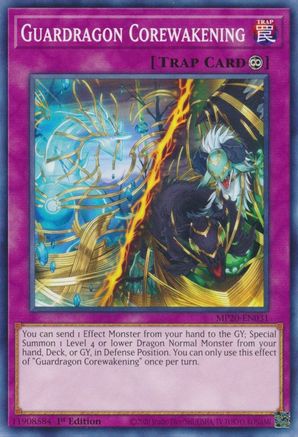 Guardragon Corewakening (MP20-EN031) - 2020 Tin of Lost Memories 1st Edition