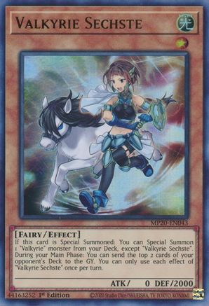 Valkyrie Sechste (MP20-EN043) - 2020 Tin of Lost Memories 1st Edition