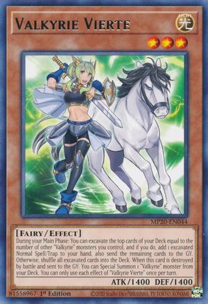 Valkyrie Vierte (MP20-EN044) - 2020 Tin of Lost Memories 1st Edition