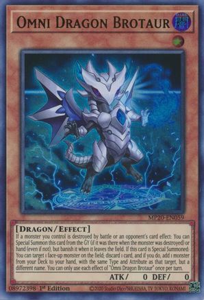 Omni Dragon Brotaur (MP20-EN059) - 2020 Tin of Lost Memories 1st Edition