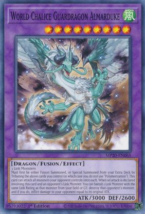 World Chalice Guardragon Almarduke (MP20-EN065) - 2020 Tin of Lost Memories 1st Edition