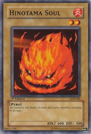 Hinotama Soul (LOB-026) - The Legend of Blue Eyes White Dragon 1st Edition
