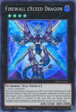 Firewall eXceed Dragon (MP20-EN067) - 2020 Tin of Lost Memories 1st Edition
