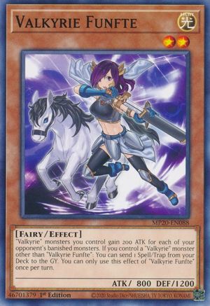 Valkyrie Funfte (MP20-EN088) - 2020 Tin of Lost Memories 1st Edition