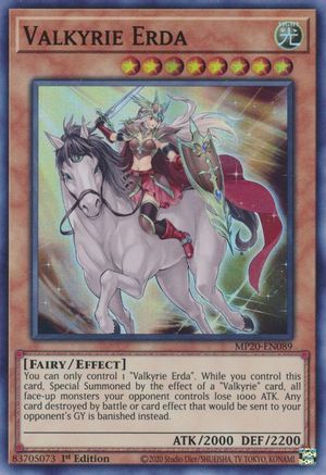 Valkyrie Erda (MP20-EN089) - 2020 Tin of Lost Memories 1st Edition