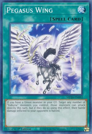 Pegasus Wing (MP20-EN092) - 2020 Tin of Lost Memories 1st Edition