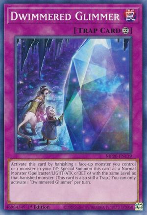 Dwimmered Glimmer (MP20-EN139) - 2020 Tin of Lost Memories 1st Edition