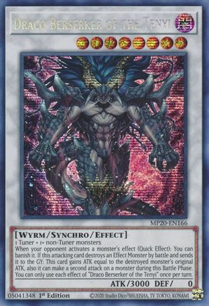 Draco Berserker of the Tenyi (MP20-EN166) - 2020 Tin of Lost Memories 1st Edition