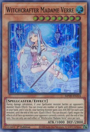 Witchcrafter Madame Verre (MP20-EN224) - 2020 Tin of Lost Memories 1st Edition