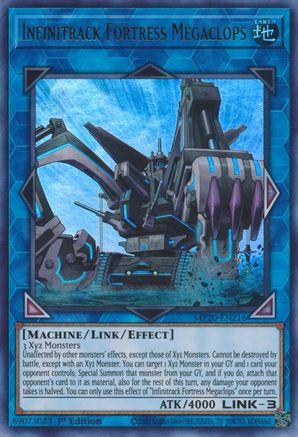 Infinitrack Fortress Megaclops (MP20-EN216) - 2020 Tin of Lost Memories 1st Edition