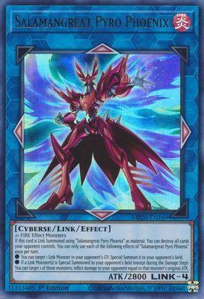 Salamangreat Pyro Phoenix (MP20-EN169) - 2020 Tin of Lost Memories 1st Edition