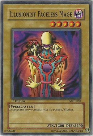 Illusionist Faceless Mage (MRD-068) - Metal Raiders 1st Edition