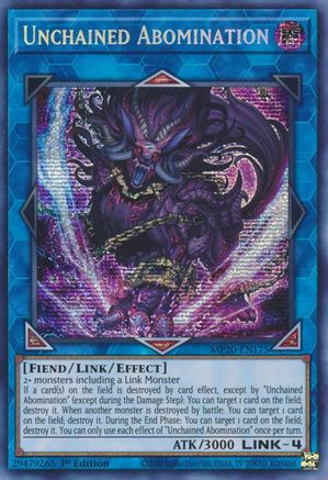 Unchained Abomination (MP20-EN175) - 2020 Tin of Lost Memories 1st Edition