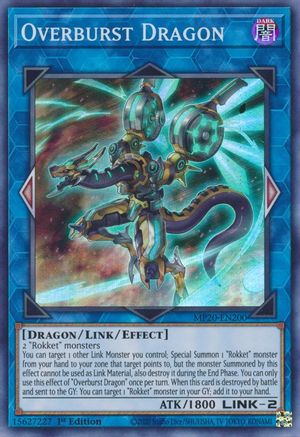 Overburst Dragon (MP20-EN200) - 2020 Tin of Lost Memories 1st Edition