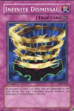 Infinite Dismissal (PSV-072) - Pharaoh's Servant 1st Edition
