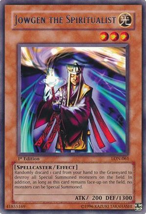 Jowgen the Spiritualist (LON-061) - Labyrinth of Nightmare 1st Edition