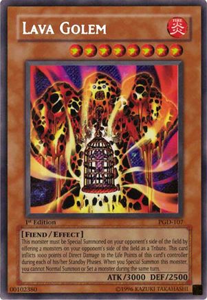 Lava Golem (PGD-107) - Pharaonic Guardian 1st Edition