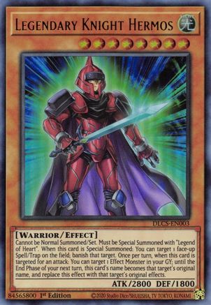 Legendary Knight Hermos (DLCS-EN003) - Dragons of Legend: The Complete Series 1st Edition