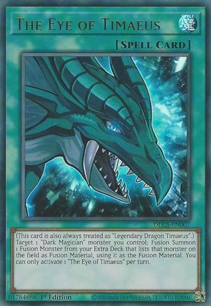 The Eye of Timaeus (DLCS-EN007) - Dragons of Legend: The Complete Series 1st Edition