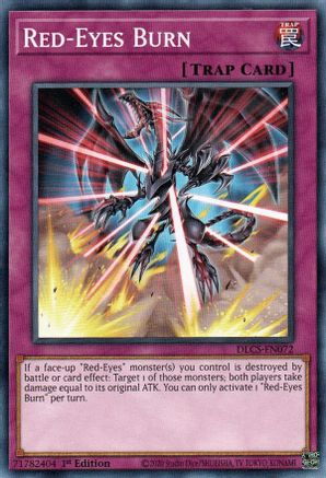 Red-Eyes Burn (DLCS-EN072) - Dragons of Legend: The Complete Series 1st Edition