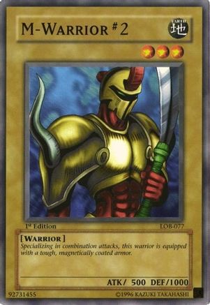 M-Warrior #2 (LOB-077) - The Legend of Blue Eyes White Dragon Unlimited